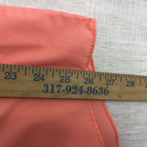 Shelpers Women's‎ Salmon pink long sleeve button down shirt, Size XL - Picture 6 of 9